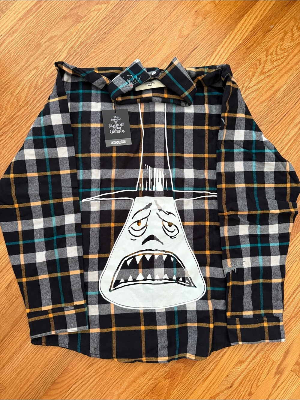 The Nightmare Before Christmas Plaid Flannel